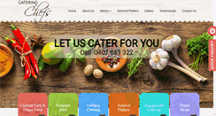 Desktop Screenshot of cateringbychefs.com.au